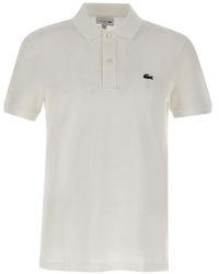 Lacoste - Buttoned Logo Polo Shirt - Lyst