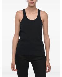 Jil Sander - Embossed Logo Knitted Top - Lyst