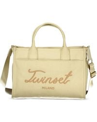 Twinset - Logo-Embroidered Tote Bag - Lyst