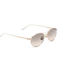 Brunello Cucinelli - Round-Frame Sunglasses - Lyst