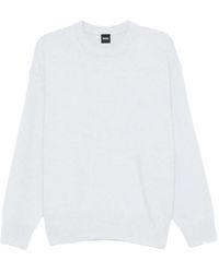 BOSS - Crew-Neck Wool Sweater - Lyst