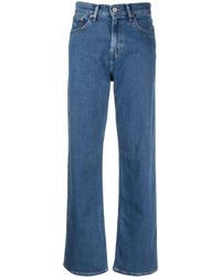 Tommy Hilfiger - Logo-patch Cotton Blend Bootcut Jeans - Lyst