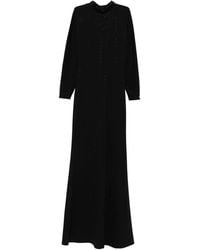Nissa - Rhinestone-Embellished Long-Sleeve Dress - Lyst