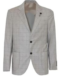 Lardini - Prince-Of-Wales-Check Blazer - Lyst
