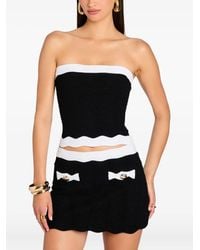 retroféte - Hart Wave-Knit Top - Lyst