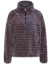 The Upside - Castilla Harlow Abstract Zip Sweater - Lyst