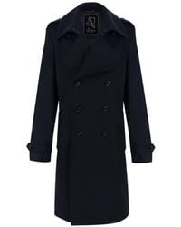 Sealup - Double-Breasted Epaulette Coat - Lyst