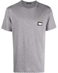 Dolce & Gabbana - Dg Essentials Crew-neck T-shirt - Lyst