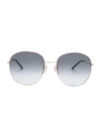 Gucci - Round-frame Metal Sunglasses - Lyst