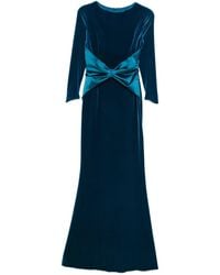 La Petite Robe Di Chiara Boni - Velvet Maxi Dress - Lyst