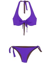 Fisico - Tie-Detail Bikini - Lyst