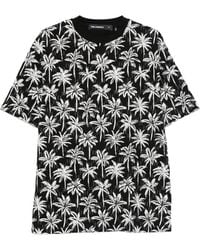KARL LAGERFELD - Palm-Print T-Shirt - Lyst