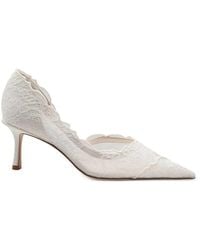 Jimmy Choo - Faiz Pump 65 Ivory Lace Pumps - Lyst