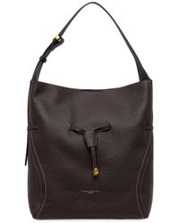 Gianni Chiarini - Sienna Grained-Leather Drawstring Shoulder Bag - Lyst