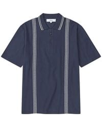 Palmes - Panel Zip-Up Polo Shirt - Lyst