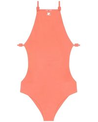 Courreges - Bañador Con Aberturas - Lyst