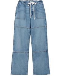 RE/DONE - Beach Panelled Drawstring Jeans - Lyst