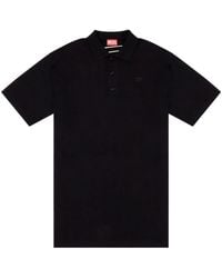 DIESEL - T-Vort-Megoval-D Cotton Polo Shirt - Lyst