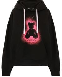 Palm Angels - Spray-bear Hoodie - Lyst