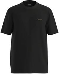 BOSS - T-Shirt À Patch Logo - Lyst
