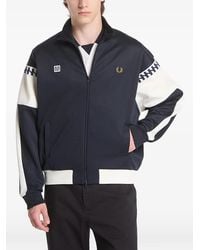 Fred Perry - Veste Bomber À Logo Brodé - Lyst