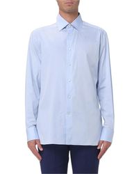ZEGNA - Stretch-Popeline Shirt - Lyst