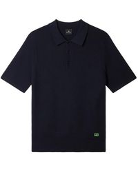 Paul Smith - Textured Cotton Knitted Polo Shirt - Lyst