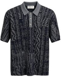 Ph5 - Intarsia-Knit Polo Shirt - Lyst