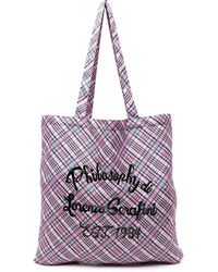 Philosophy Di Lorenzo Serafini - チェック ビーチバッグ - Lyst