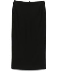 Carven - Wollen Midi-Rok - Lyst