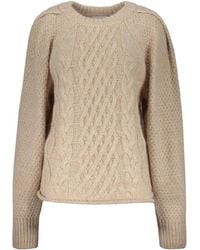 Low Classic - Cable-Knit Jumper - Lyst