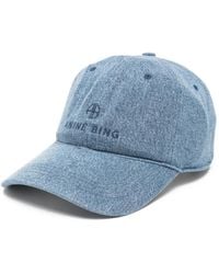 Anine Bing - Logo-Embroidered Baseball Cap - Lyst