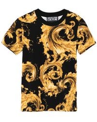 Versace Jeans Couture - Baroque Print T-Shirt - Lyst