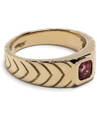 Jacquie Aiche - 14Kt Tourmaline Pinky Ring - Lyst