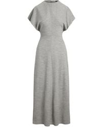 Polo Ralph Lauren - Cap-Sleeve Midi Dress - Lyst