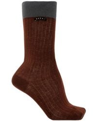 Marni - Ribbed-Knit Socks - Lyst