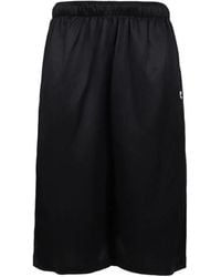 Courreges - Bermudas De Tejido De Jersey Con Panel Trasero - Lyst