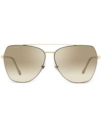Longines - Gradient-lenses Pilot-frame Sunglasses - Lyst