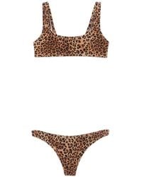 MC2 Saint Barth - Naomi Wp Leopard-Print Bikini - Lyst