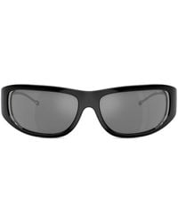 DIESEL - Occhiali Da Sole Con Placca Logo - Lyst