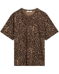 6397 - Leopard-Print Short-Sleeve T-Shirt - Lyst