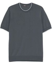 Peserico - Klassisches T-Shirt - Lyst
