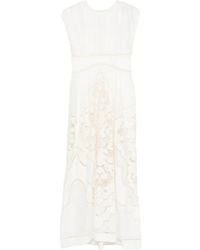 Zimmermann - Daylight Waisted Lace Maxi Dress - Lyst