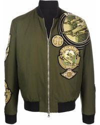 Balmain - Multi-Badge Pilot Jacket - Lyst