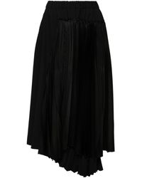 Noir Kei Ninomiya - Asymmetric Midi Skirt - Lyst