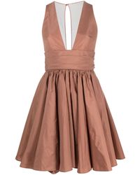 Pinko - Kleid mit V-Ausschnitt - Lyst