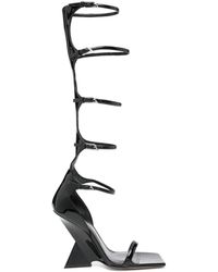The Attico - Sandalias con tacón de 110 mm - Lyst
