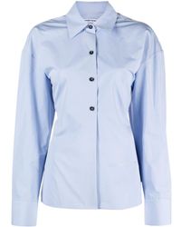Alexander Wang - Panelled Cotton Shirt - Lyst