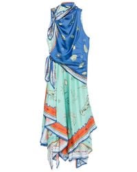 ALÉMAIS - Surrealist Summer Scarf Jurk - Lyst