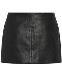 Rosetta Getty - レザースカート - Lyst